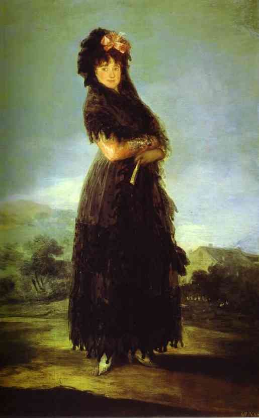 Francisco Jose de Goya Portrait of Mariana Waldstein.